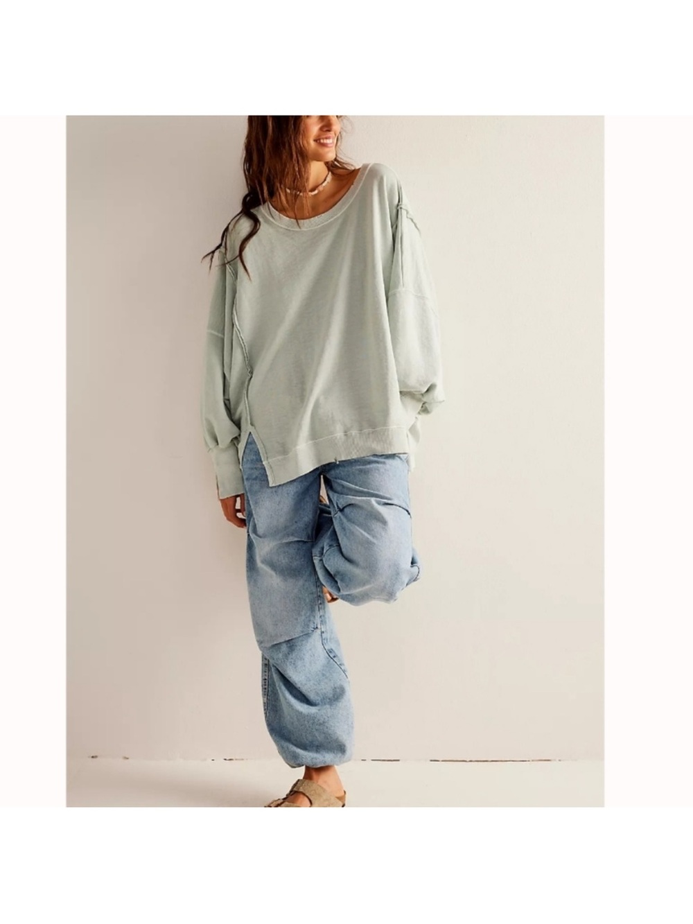 We the free Camden sweatshirt small green